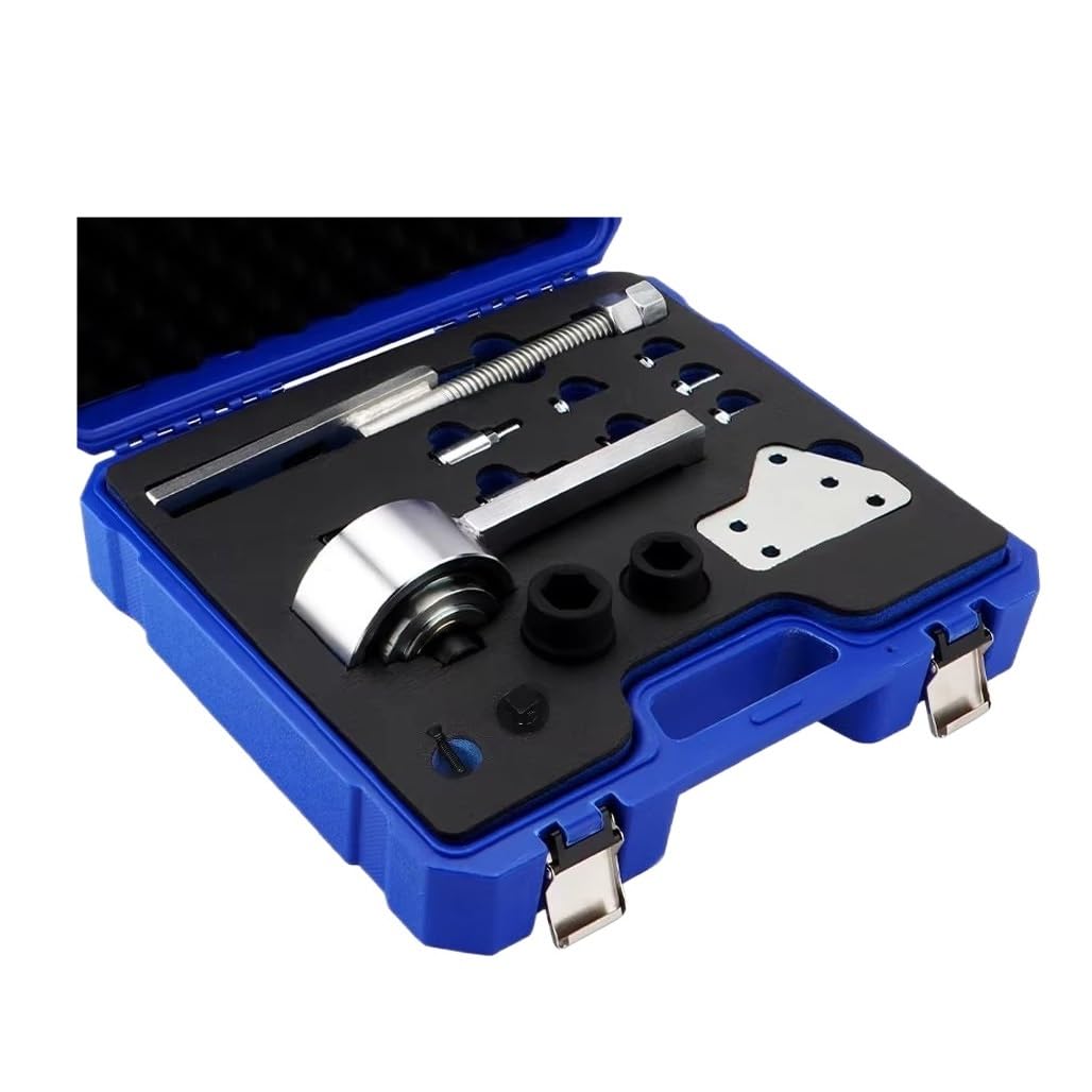Kit Calado Distribucion Compatible Con Ford 1.0T Para EcoBoost Podofo 303-1611 303-1611-01 Kit Multiplicador De Par Herramienta Para Desmontar La Polea Del Cigüeñal