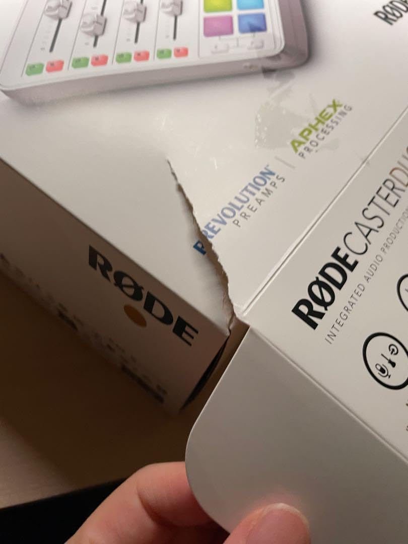 RODE Cater RØDECaster Duo ホワイト 本体 Rode RODECaster Duo weiß