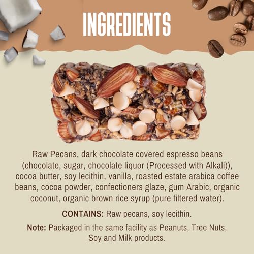 image for ToYou Chewy Fruit and Nut Bars - Healthy Protein Snacks | Coconut Moch