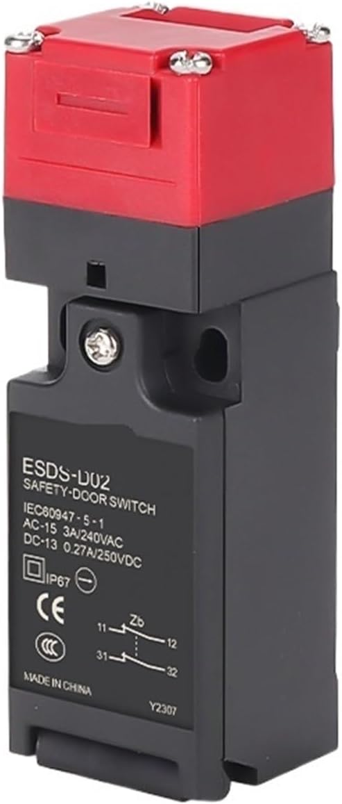 SafetyDoorInterlock Switch Plug-inElectromagnetic Lock LimiSwitch CNC MachineSafety Door LockMechanical Locking(ESDS-D02)