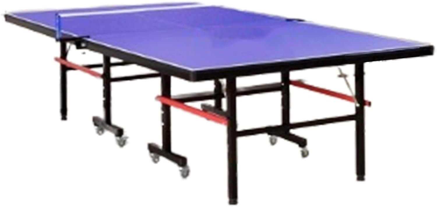 High-Performance Tournament Table Tennis Table, Foldable Indoor Outdoor Design with Stable Structure for Professional Play