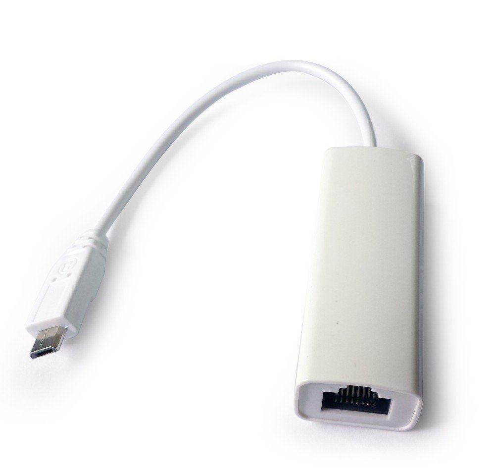 Gembird NIC-MU2-01 carte réseau Ethernet 100 Mbit/s - Cartes réseau (Avec fil, Micro-USB, Ethernet, 100 Mbit/s, Blanc)