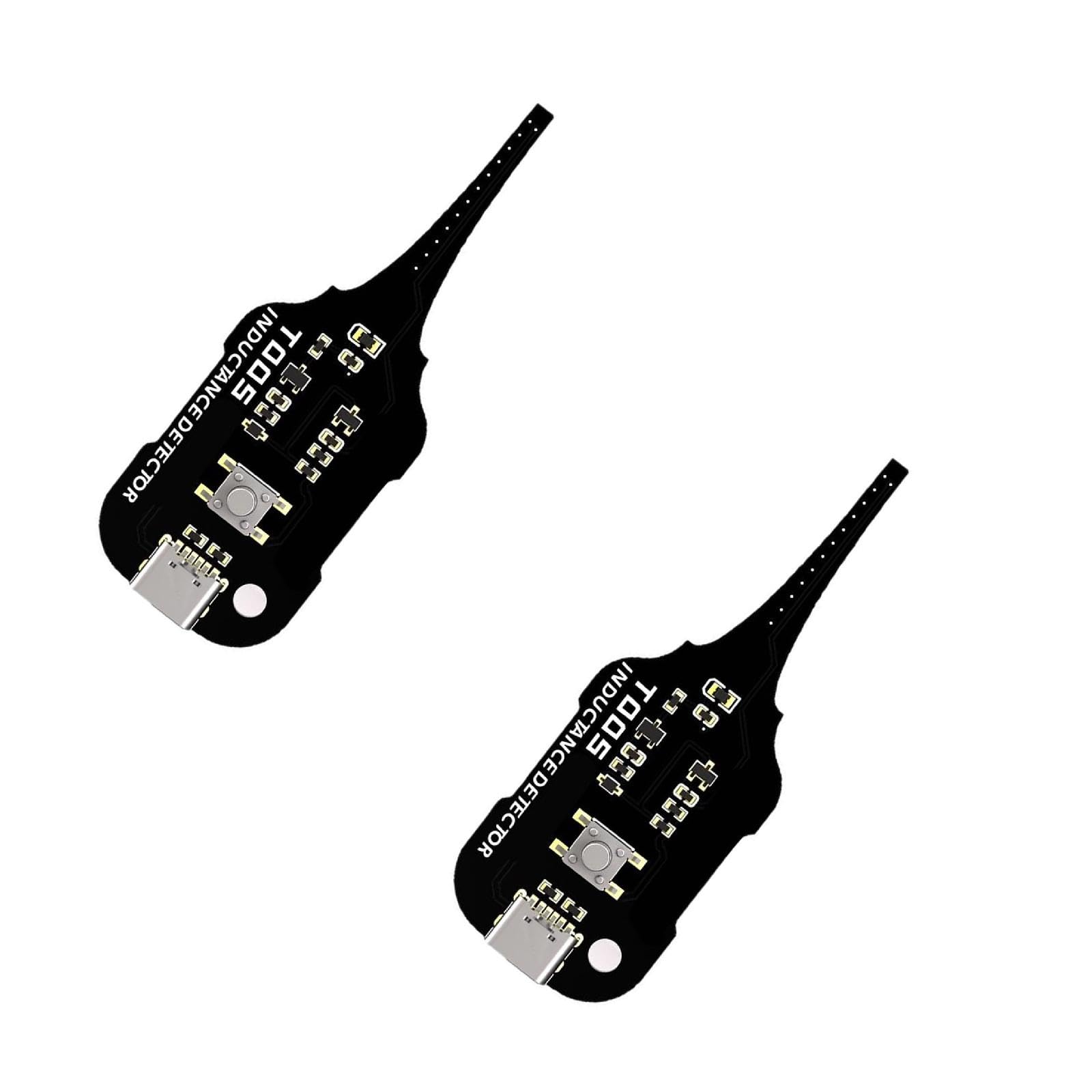 XA5 Inductance Tester for Electronic Maintenance and Repair with For Electromagnetic Induction Based Coil Fault Detection on Motherboards and PCBs (03-2PCS Blue, 7x3.5cm)