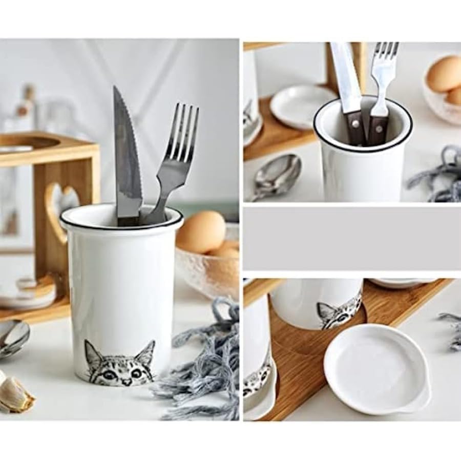 Support de baguettes et égouttoir pour rangement de couverts de cuisine