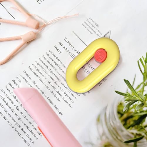 Image of Ceramic Box Cutter Retractable, Safety Cute Magnetic Package Opener, Box Opener Cutter for Daily Online Shopping /Kitchen /Office /Baby Beauty Gift Unpacking