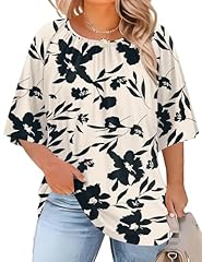 Apricot Black Floral