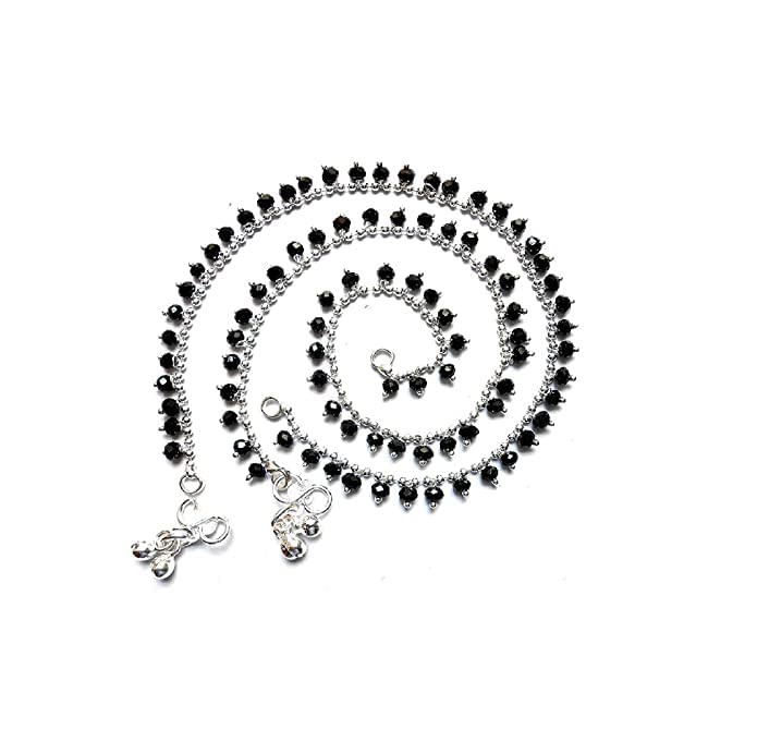 Fashion Accessories Anklets (Payal) Black Crystal Drop Anklet for Women Girls (B0BV9LPMVR) Amazon Price History, Amazon Price Tracker