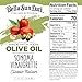 Bella Sun Luci Italian Kitchen Sonoma Vinaigrette, 12 Fl Oz Glass Bottle, with 100% Extra Virgin Olive Oil, Artisan Gourmet Salad Dressing & Marinade, No Seed Oils, Gluten-Free, California Made