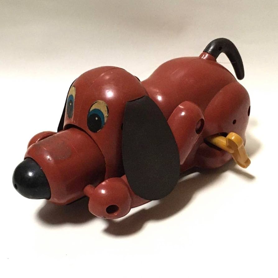 Amazon.co.jp: 昭和レトロ 犬 ゼンマイ ぜんまい 玩具 おもちゃ