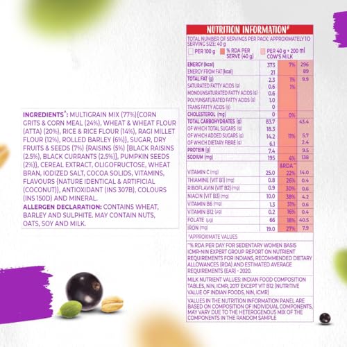 Image of Kellogg's Millet Muesli with 84% Fruit, Seed & Multigrain| Power Breakfast | No Maida No Palm Oil | India's No 1 Muesli | 500g (Pack of 3)