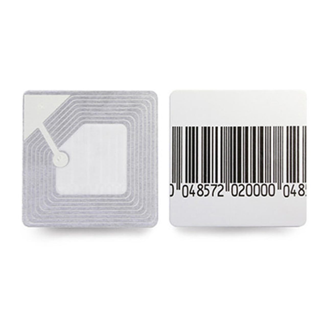 Étiquettes anti-vol radiofréquence RF pour point de contrôle, 4 x 4 cm, 10 000 pièces