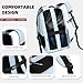 AO ALI VICTORY Women's Laptop Backpack 15.6 inch,Travel Backpack for Men,College Bookbag, Lightweight Outdoor Sport Hiking Back Pack, Everyday Daypack, Blue