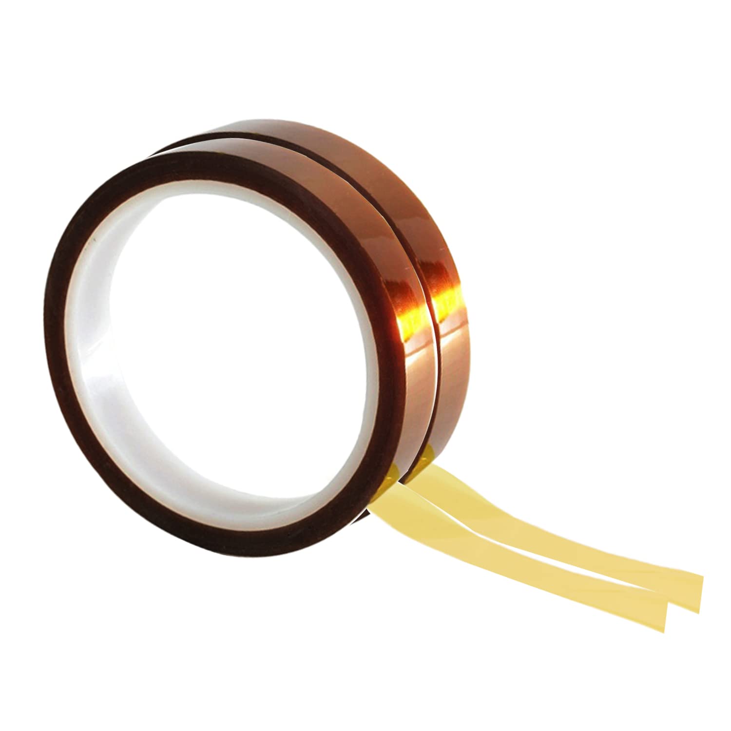 Nastro Isolante, Nastro in poliimmide for Alte Temperature 2 Pezzi, Larghezza 7-12 mm, 30 m, for Elettronica e Artigianato(7mm)