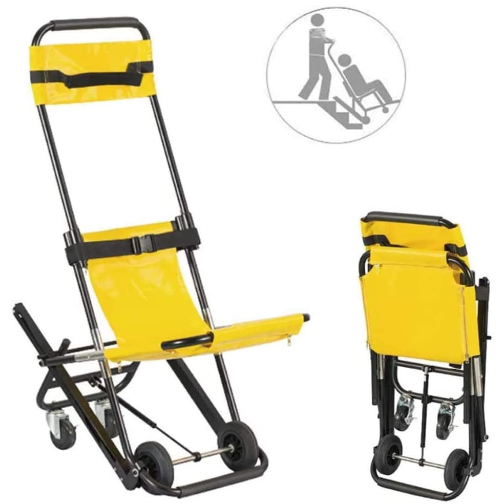 Chaise d'ambulance pliante et médicale pour transport sur escalier