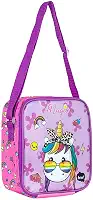 Lancheira Térmica Unicórnio Magic Rosa e Roxo BRW