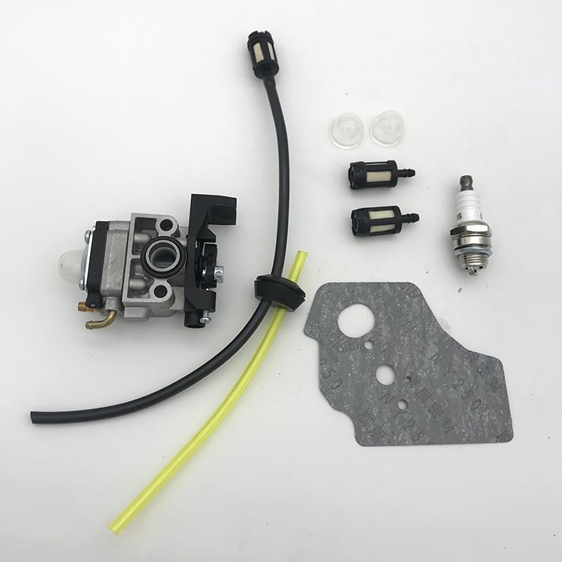 Piezas de jardín Junta de carburador Bujía Línea de Combustible Manguera Compatible con Honda GX25 GX35 GX 25 35 HHT35 HHT35S FG110 Cortacésped Piezas de Motor Piezas de jardín