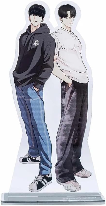 LOOKISM Official Photo Acrylic Stand, Two Shot Character Display, Korean Webtoon Merchandise (외모지상주의 아크릴 스탠드 [투샷 3 Ver SET])