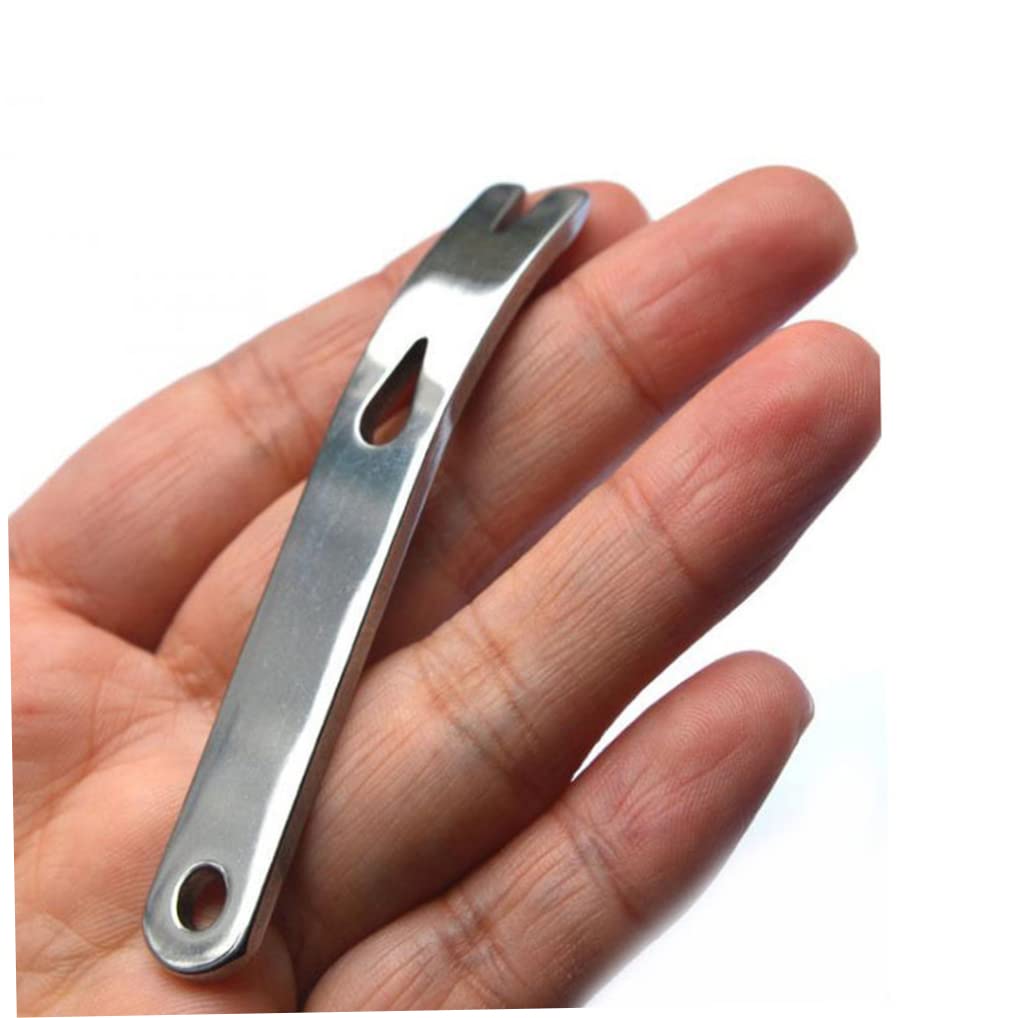 Barra de palanca de bolsillo portátil de acero inoxidable Palanca de apertura profesional para palancas de supervivencia Bushcraft