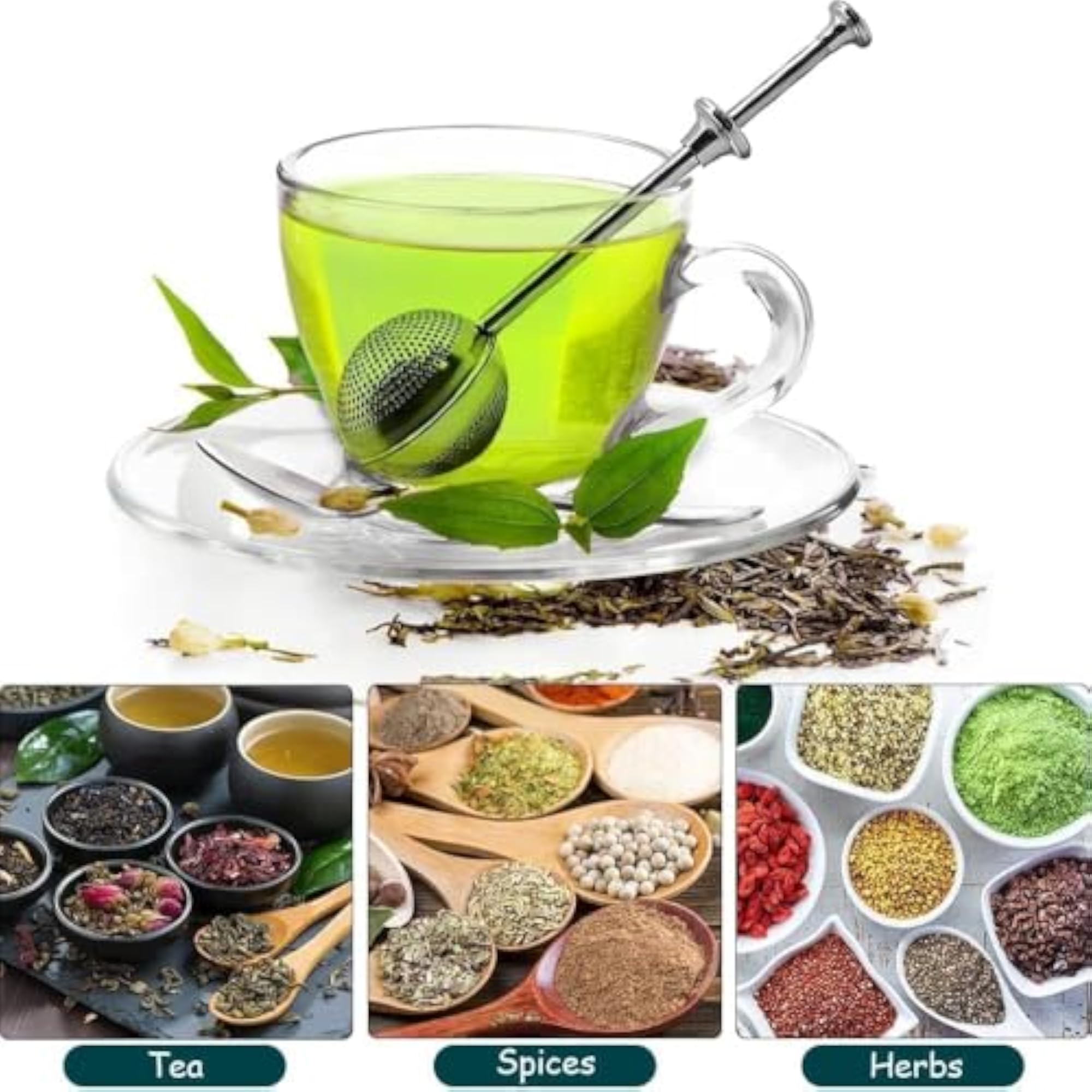 Stainless Steel Flour Powder Filter Spoon