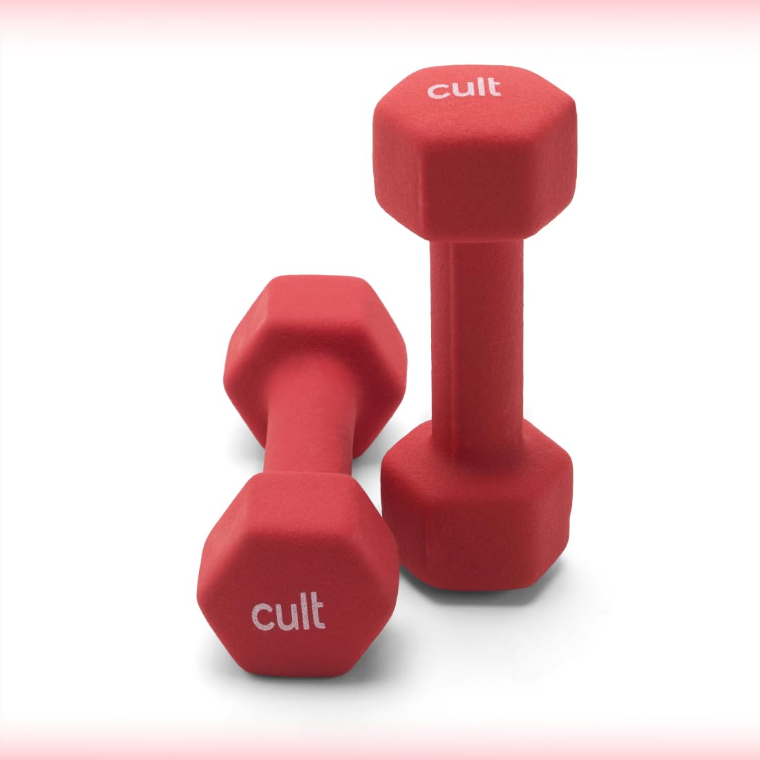 Cult Neoprene Dumbbell Ideal for Home Workout Strength Training for Men & Women Pack of 2 Fixed Weight Dumbbell (2 kg) Red-image-24