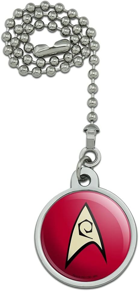 GRAPHICS & MORE Star Trek Engineering Shield Ceiling Fan and Light Pull Chain