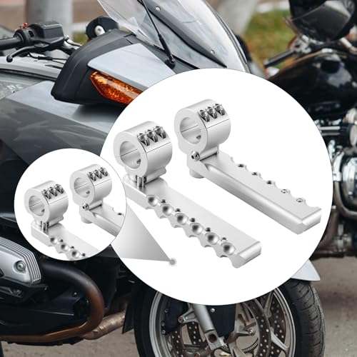 Repose-Pieds de Route en Aluminium Argent de 2,5 Cm Rigide pour R1300GS