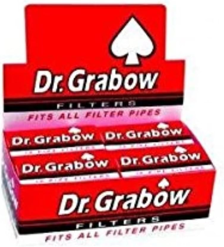 Dr. Grabow Pipe Filters - 12 Boxes of 10 Filters