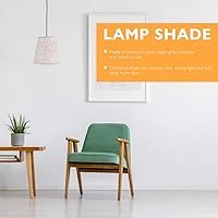 Vista 3 de Pantalla de lámpara de mesa, pantalla de araña, pantallas de tela con clip en pantallas de luz, cubierta de lámpara, pantalla de tambor, cubierta