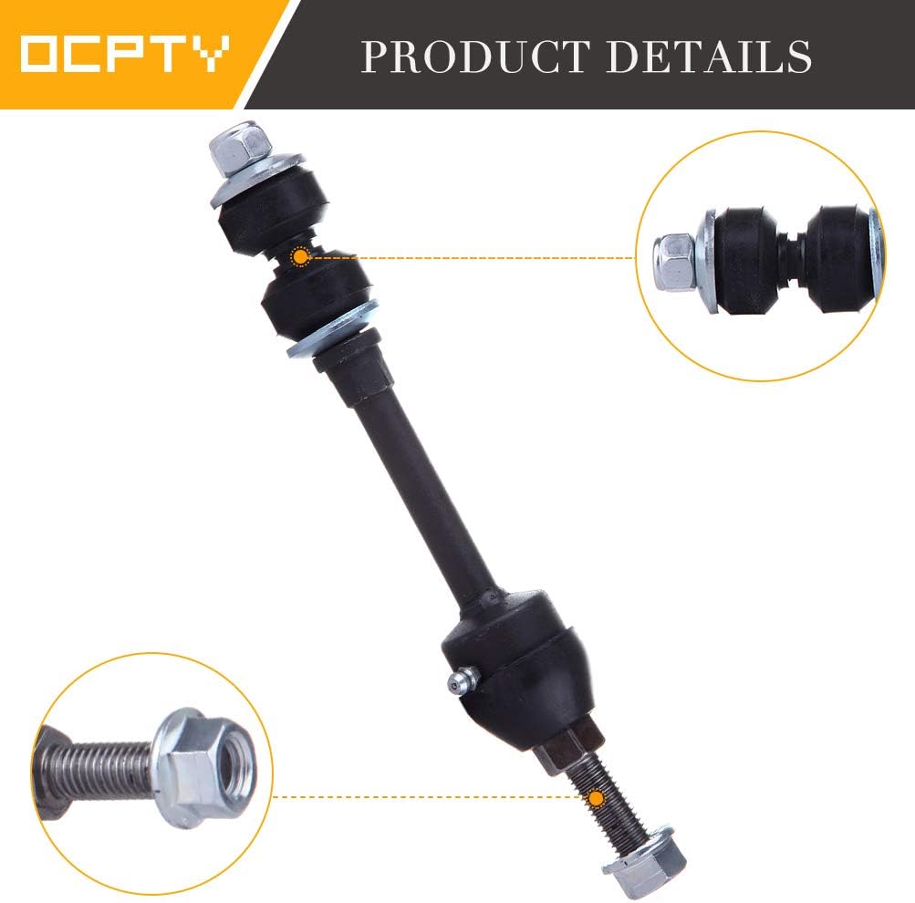 OCPTY - New 2-Piece fit for 2002 2003 2004 2005 2006 2007 for Dodge Ram 1500 Pickup 2WD RWD-2 Front Sway Bar Links