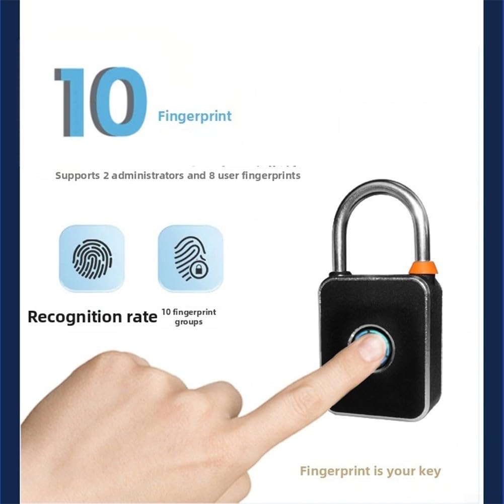 Lucchetto di sicurezza intelligente con password di autenticazione delle impronte digitali e controllo APP wireless per uso personale (T32CD T32CD)