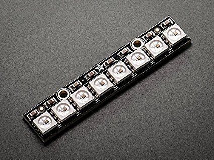 Adafruit (PID 1426) NeoPixel Stick - 8 x 5050 RGB LED with Integrated Drivers
