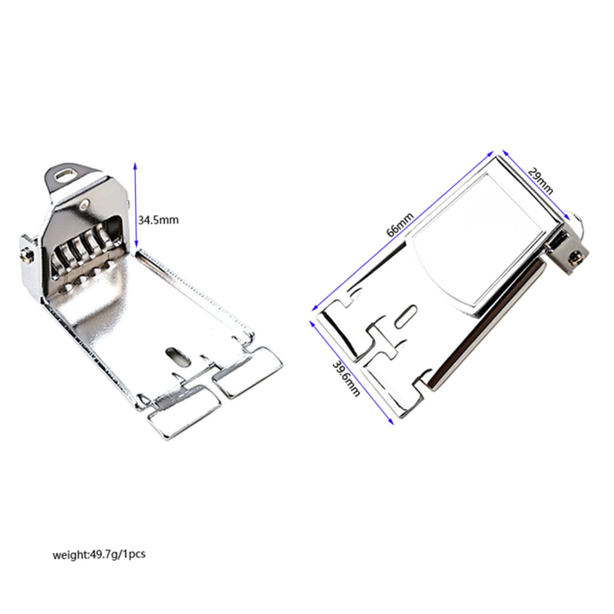 TOYANDONA 3stücke Metal Banjo Tailpiece Saiten Banjo Chrom Zubehör Installieren Glänzende Oberfläche Für Praktische Saitenhalter-lösung