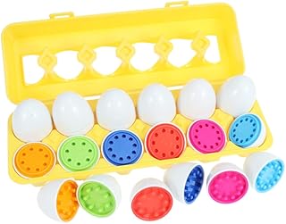 TOYANDONA 1 Conjunto Crianças Playset Brinquedo Para Crianças Kidcraft Playset Crianças Brinquedos Educativos Crianças Brincar Ovos Combinando Ovos De Criança Brinquedo De Plástico