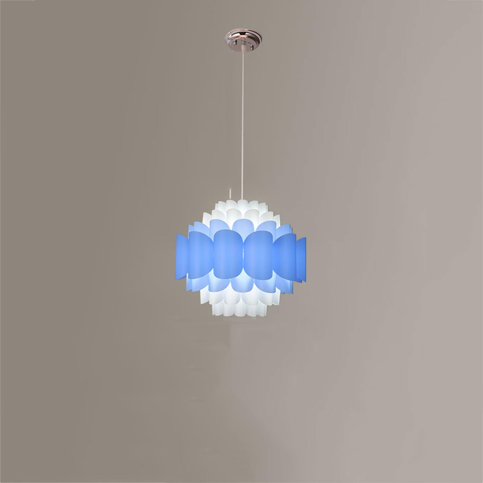 Lámpara colgante de flor decorativa para techo de dormitorio y ambiente romántico de bar