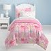 Dream Factory Pretty Princess Ultra Soft Microfiber Girls Comforter Set, Pink, Full