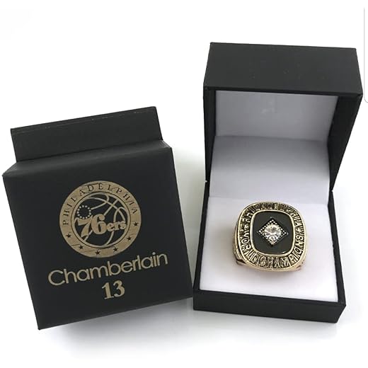Wilt Chamberlain Philadephia 76ers NBA Championship Ring 1967 Champions