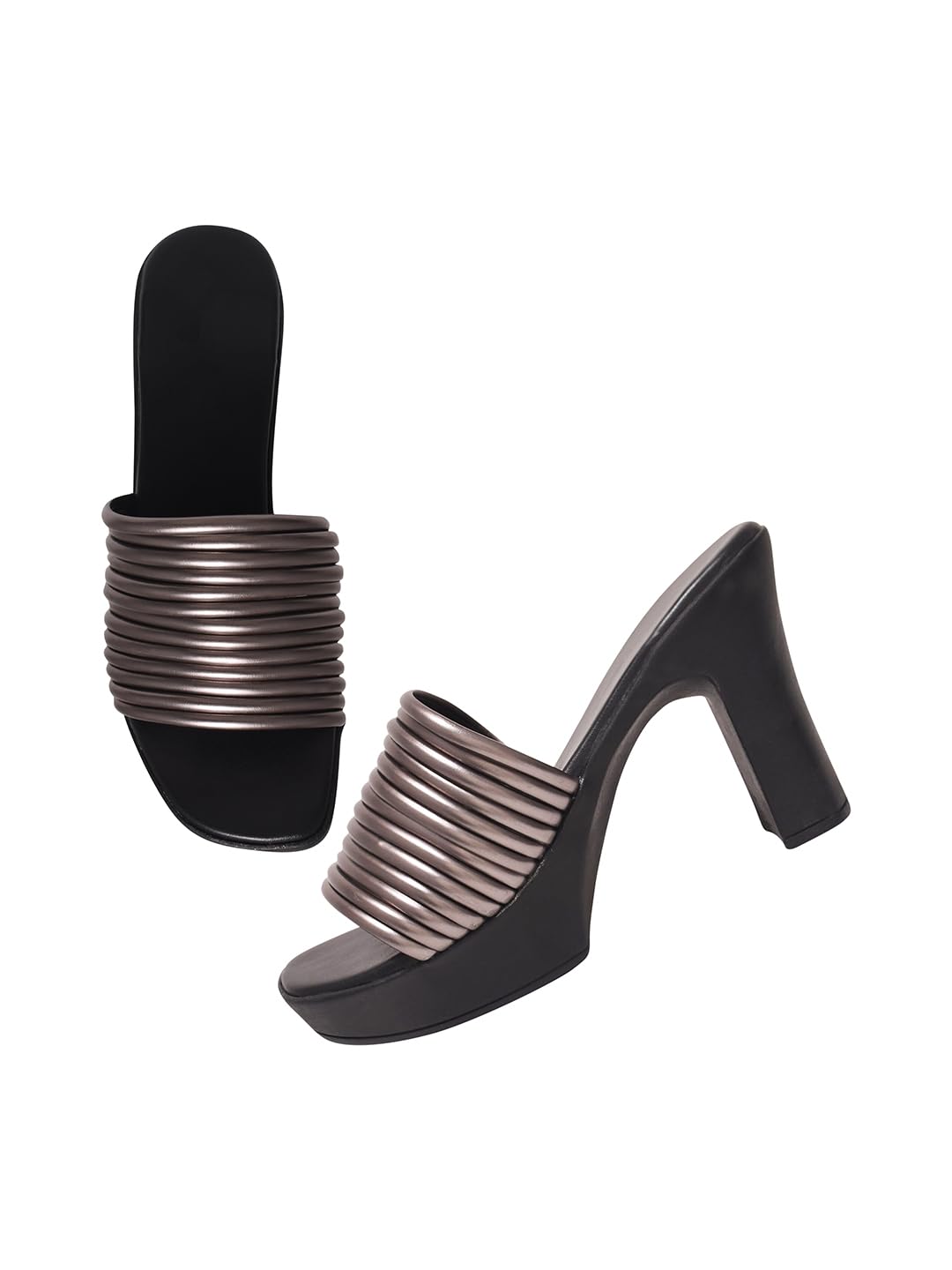 TRYME Casual and Classy Block Heel Light Weight Comfortable & Trendy Party Chunky High Heel For Girls & Women (B0CVTMH35J) Amazon Price History, Amazon Price Tracker
