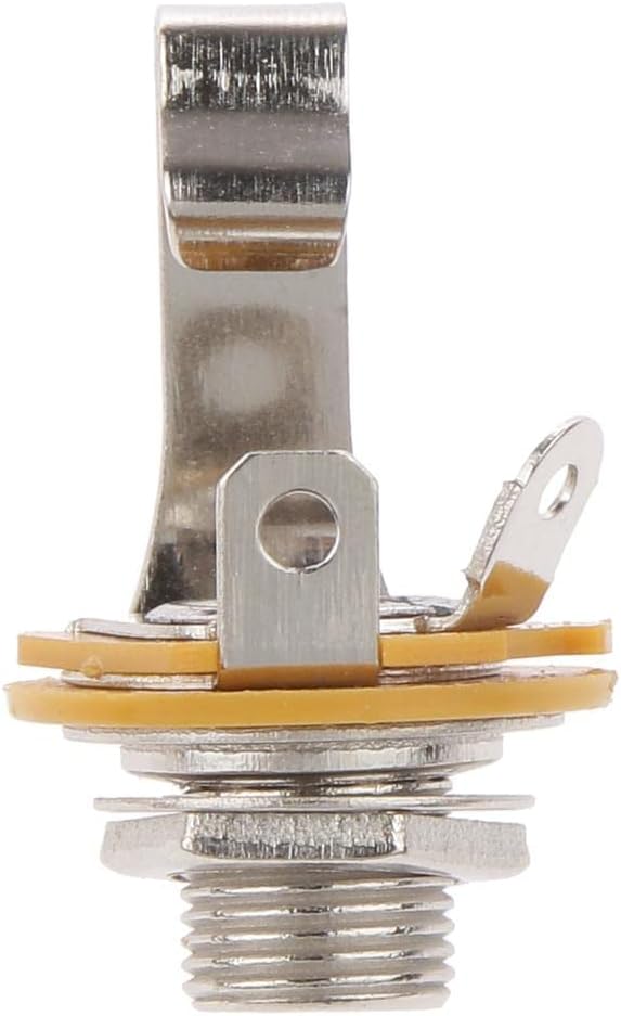 MYADDICTION Electric Guitar/Bass Output Jack Socket 6.35Mm 1/4''-Zinc Alloy & Copper Musical Instruments & Gear | Guitars & Basses | Parts & Accessories | Guitar Parts | Other Guitar Parts