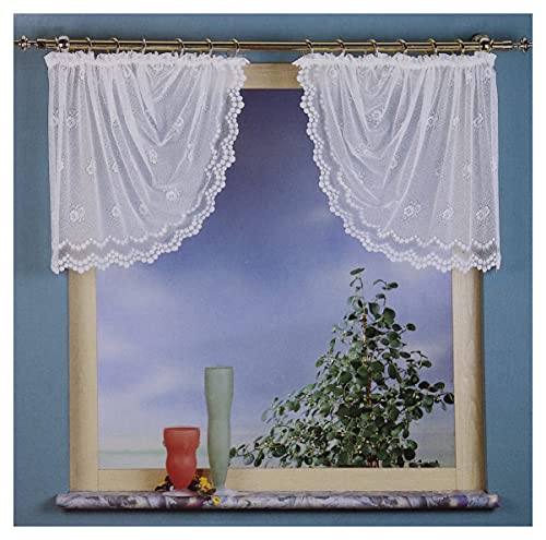 Lot de 2 rideaux brise-bise Jacguard Cover