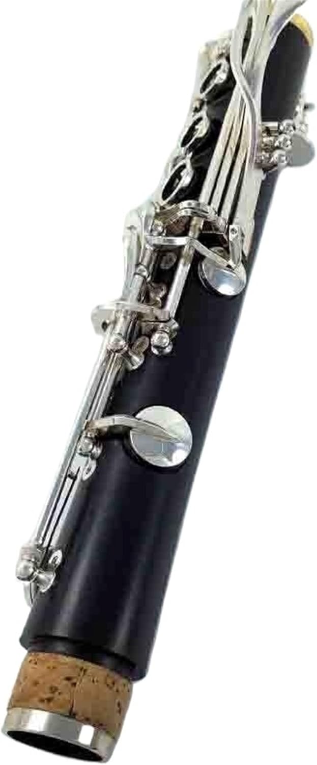 Clarinet Bb Wooden Ebony Silver Plated 18 Keys Professional Musical Instrument Beginner Clarinet Instrument