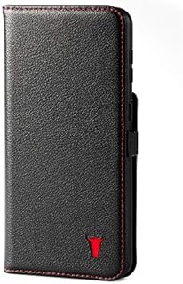 TORRO Phone Case Compatible With Samsung Galaxy S21 Ultra Genuine Quality Leather Flip Cover With [Card Slots] [Horizontal Viewing Stand] [Durable Frame] 6.8 2021 Release (Black)