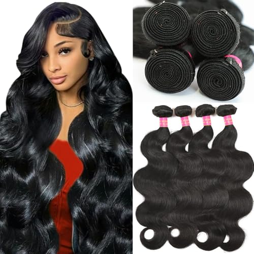 14A Body Wave Bundles Human Hair 18 20 22 24 Inch...