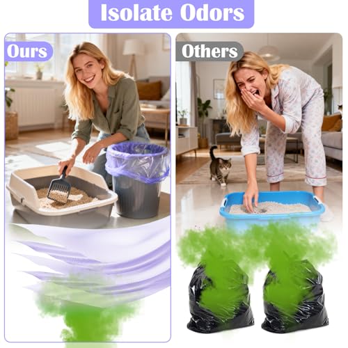 Miniatura 6 de Cioxsoio 12 Recambios Contenedor De Pañales, 4.5m Recambios Bolsas De Repuesto De Arena Antiolor, Compatible Con Litter Genie Tommee Tippee Litterlocker
