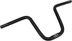 Guidão de Mountain Bike Com 25,4 Mm de Diâmetro e 580 Mm de Liga de Alumínio, Guiador Extra Longo para Bicicletas de Estrada e Mountain Bikes (210 mm/8,3 pol. de)