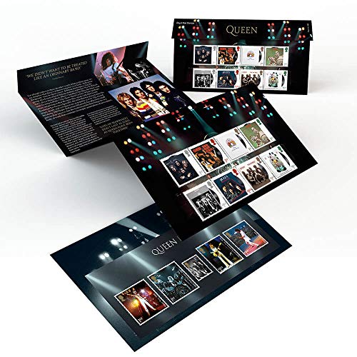 Royal Mail Lot de tampons pour album Queen