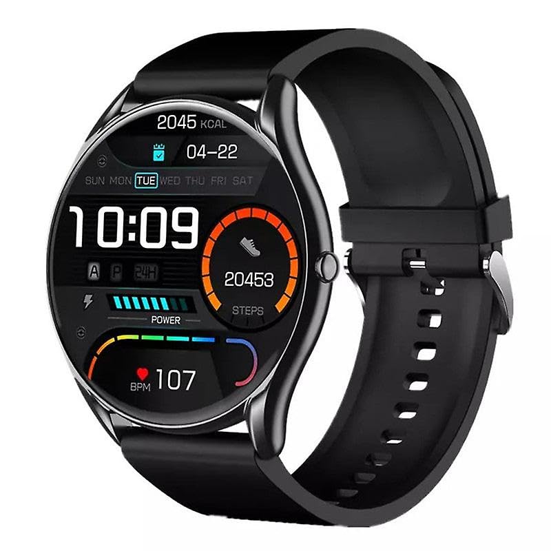 Smart Watch Tk33 Uomini 1.28 Pollice Monitoraggio Frequenza Cardiaca Sport Fitness Tracker Donne Smartwatch per iOS Android