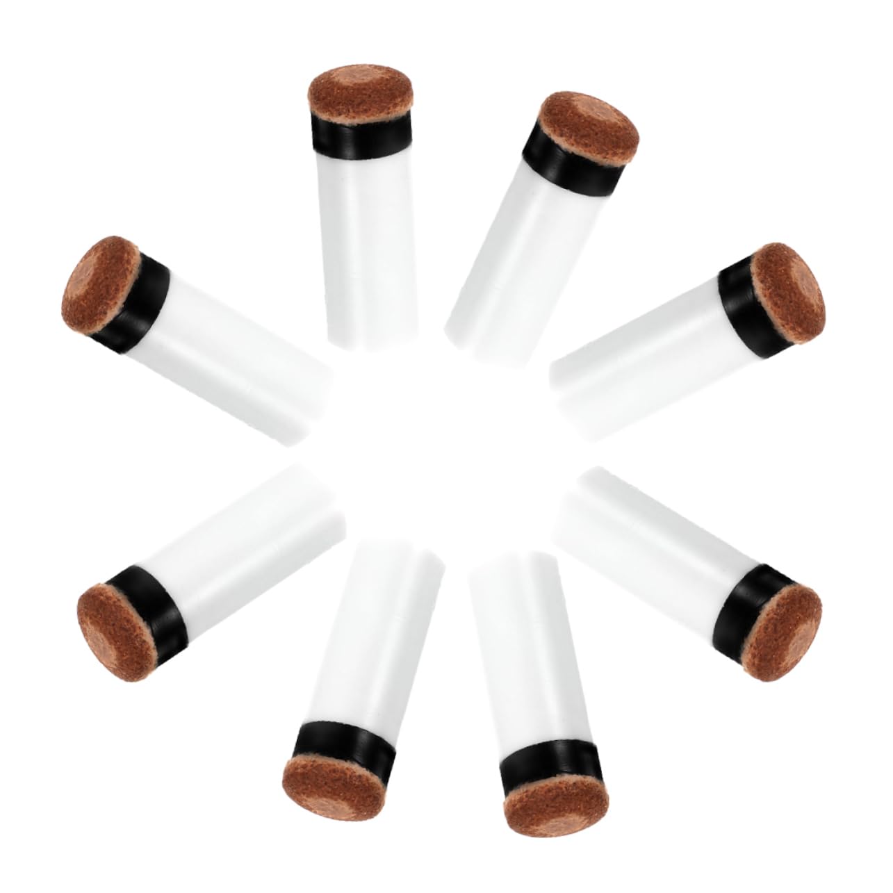 Happyyami 8Pcs Pool Tips Replacement Kit Durable Billiard Accessories for Enhanced Performance and Control Essential Snooker Tool for Billiards Lovers and Players