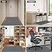 Sycoodeal Office Chair Mat for Hardwood Floor,Office Computer Gaming Chair Mat for Tile Floor,Large Floor Protector Rug,Anti-Slip,Easy to Clean,Grey(48