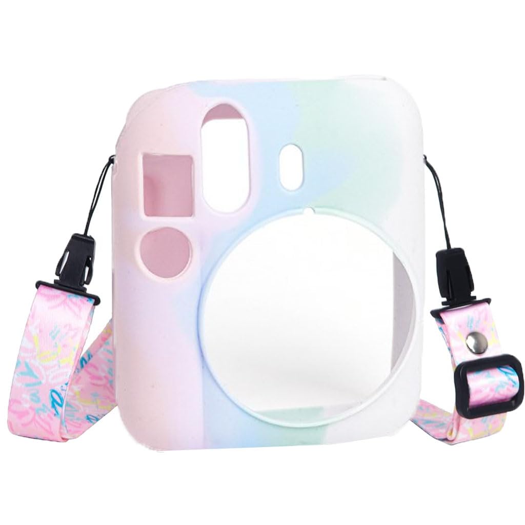 ZORBES® Camera Case for Fujifilm Instax Mini 12 Soft Silicone Protective Case with Print Shoulder Strap, Anti-Scratch for Fujifilm Instax Mini 12 Camera Case Cover (Without Camera) (B0CCYGTRS6) Amazon Price History, Amazon Price Tracker