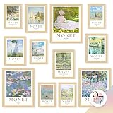 97 Decor Claude Monet Wall Art - Vintage Monet Poster For Room Aesthetic, Floral Impressionist Wall Art, Eclectic Famous Art Prints For Home Bedroom (Unframed)